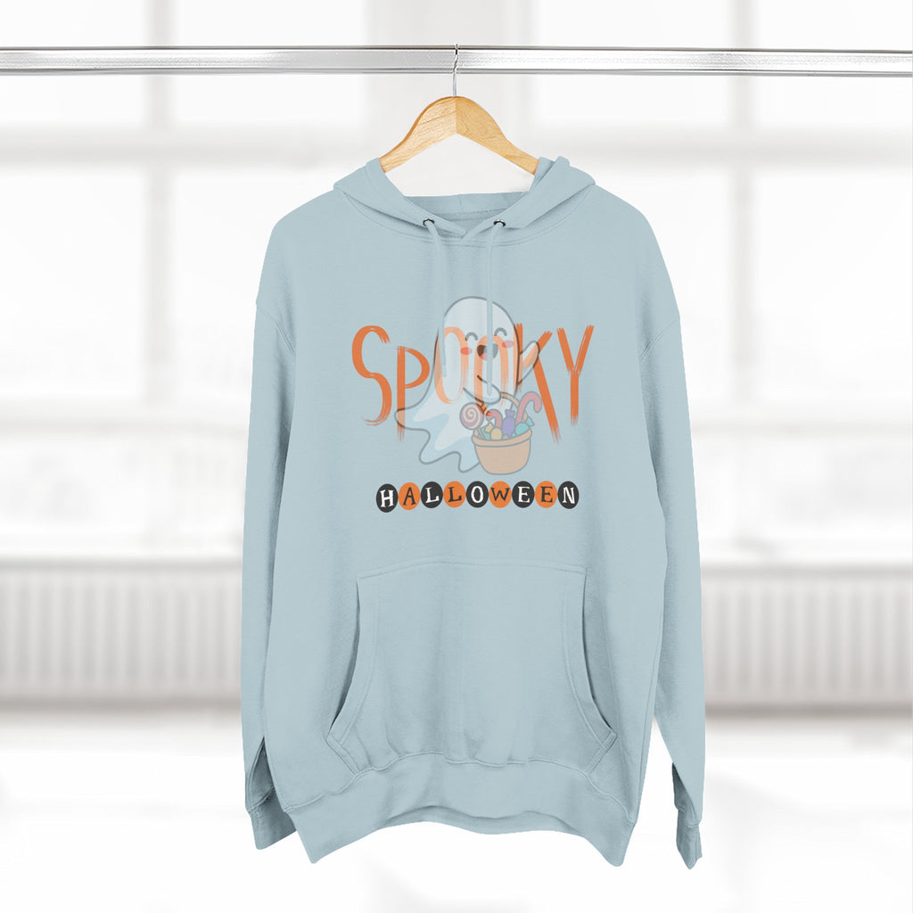 Three-Panel Fleece Hoodie
