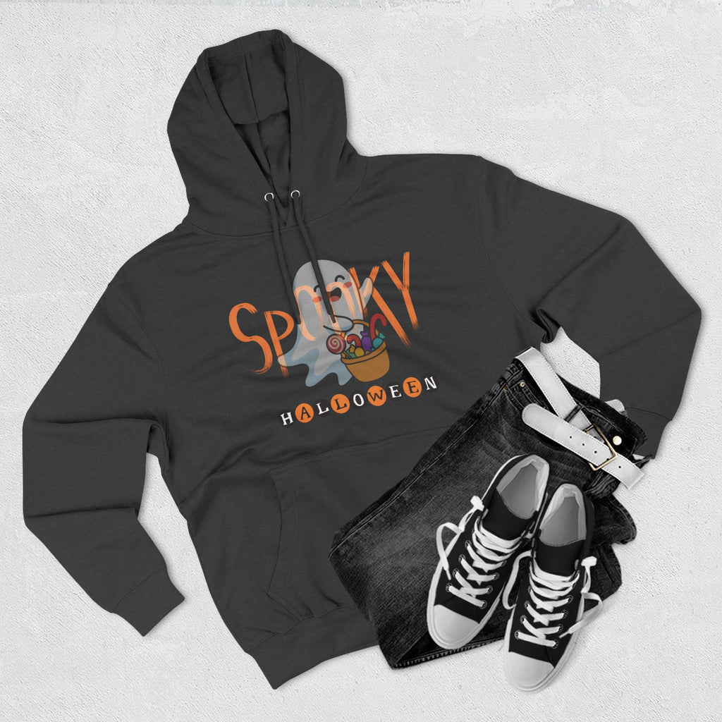 Three-Panel Fleece Hoodie